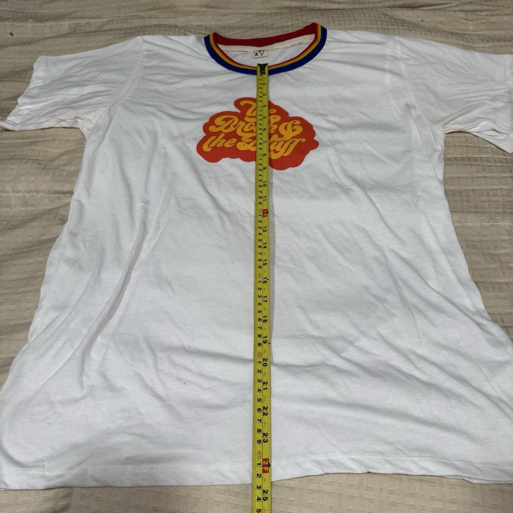 Camp Collection Colorful Retro Style The Brook & the Bluff T-Shirt Size Large - Picture 7 of 9